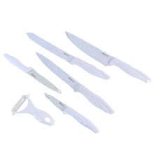 Marble Coated Stainless Steel Kitchen Knife Set (6 Pc)