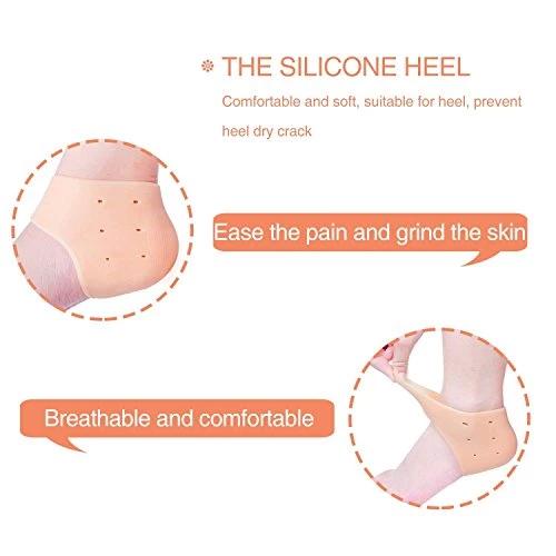 339 Moisturizing Skin Softening Silicone Gel For Dry Cracked Heel Repair (Multicolour)