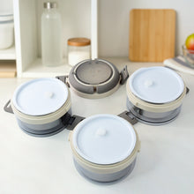 Ganesh Steko-3 Triple Layer Stainless Steel Insulated Lunch Box Set