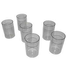 Apex Everyday Plastic Glass Set  6 Pieces Lightweight  Unbreakable