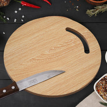 7123 Wooden Round Chopping Board  For Chopping Fruit  Vegetable
