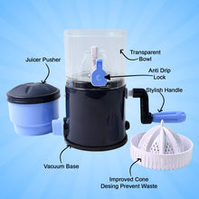 Ritu Hand Operated Compact Manual Juicer (Multicolor  1 Pc)