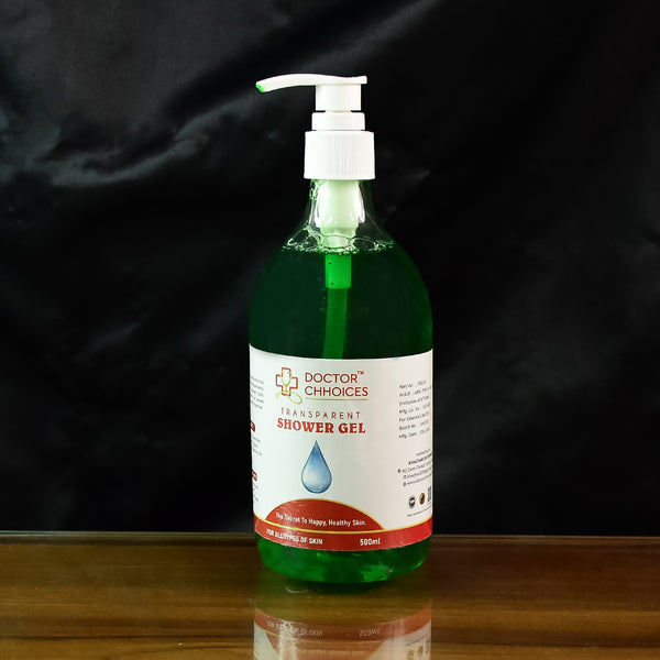 Doctor Chhoices  Choices Transparent Shower Gel  500ml Bottle With Pump Dispenser