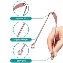 Tongue Cleaner For Kids  Adults  Tongue Scraper For Bad Breath Maintain Oral Hygiene For Daily Use  For Fresh Breath  Bacteria Removal  Improved Taste (Steel Copper Tongue Cleaner  1 Pc)