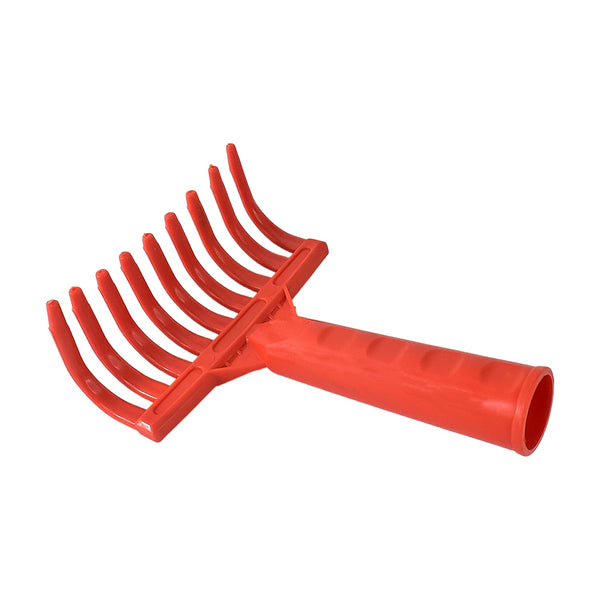 Heavy Duty Plastic Garden Hand Rake  9-tooth Cultivator Tool (1 Pc)