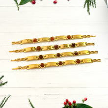 Gold Plated Hexa Bead Bracelet Rakhi For Brother  (1 Pc)
