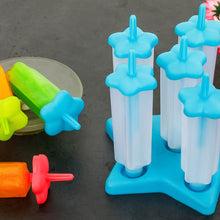 Plastic Ice Cream Molds With Lid (1 Set  6 Pc)