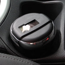 Solar Powered Led Car Ashtray With Flip Lid (1 Pc)