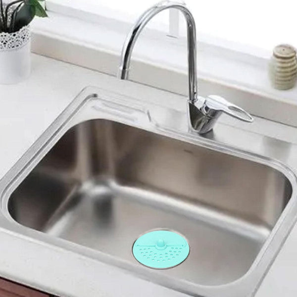 4093 Drain Cover Round Rubber Anti-odor Floor Drain Shower Waste Water Drainer Bathroom Filter Kitchen Sink Filter Silica Gel Hole Bath Plug For Toilet Kitchen Balcony 1pcs