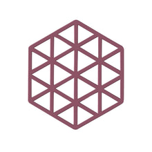 4042 Cup Mat Pvc Tea Coaster Non-slip Placemat High Temperature Insulation Pad Hollow Pot Mat Bowl With Anti-hot