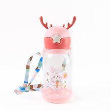 Cute Cartoon Water Bottle Approx 450ml (1 Pc)
