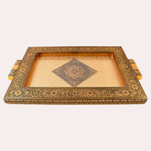 Premium Antique-style Rajwadi Decorative Serving Tray  40x26 Cm