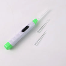White Led Flashlight Earpick With Tweezer (1 Pc)