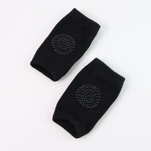 Black Toddler Wool Knit Leg Warmer (Knee Guard)