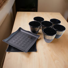 2 Bowl  6 Glass Snake Set ( 8 Pc Set )