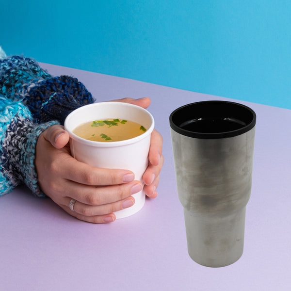 5961  Stainless Steel Vacuum Glass Insulated Glass Coffee Cups Double Walled Travel Mug Car Coffee Mug
