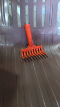 Heavy Duty Plastic Garden Hand Rake  9-tooth Cultivator Tool (1 Pc)