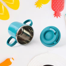 Kids Sporty Sipper Mug With Straw And Dual Handles Approx 300ml (1 Pc)